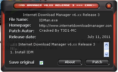 IDM BUILD 9 Serial Key Crack Full Download (% Working) idm patch latest
